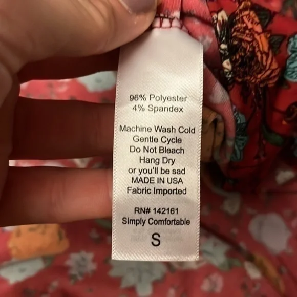 Floral LulaRoe skirt size S - Picture 5 of 5